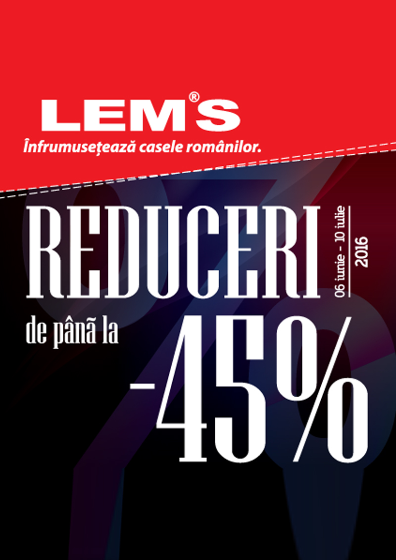 LEM’S – Reduceri de până la -45%
