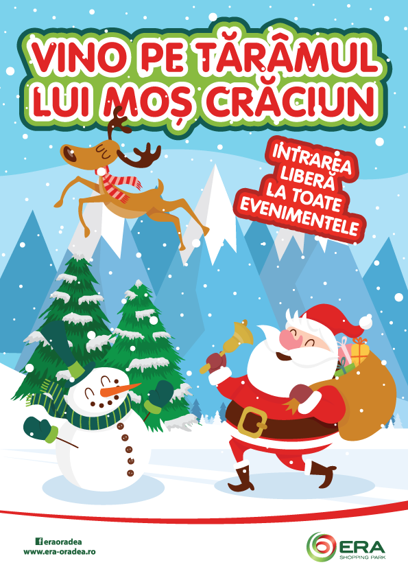 Taramul lui Mos Craciun. Program evenimente copiii in luna decembrie