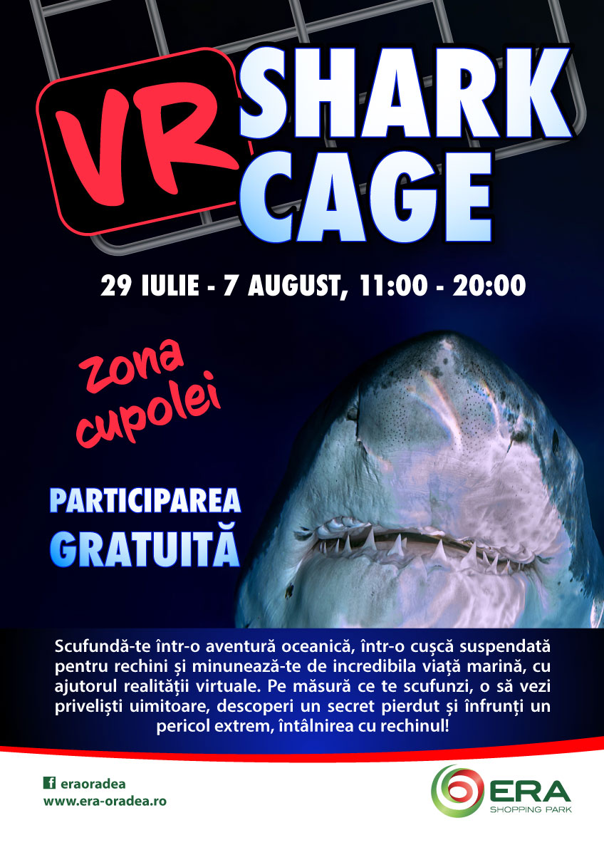 Scufundă-te în ocean cu rechinii la ERA Park Oradea!