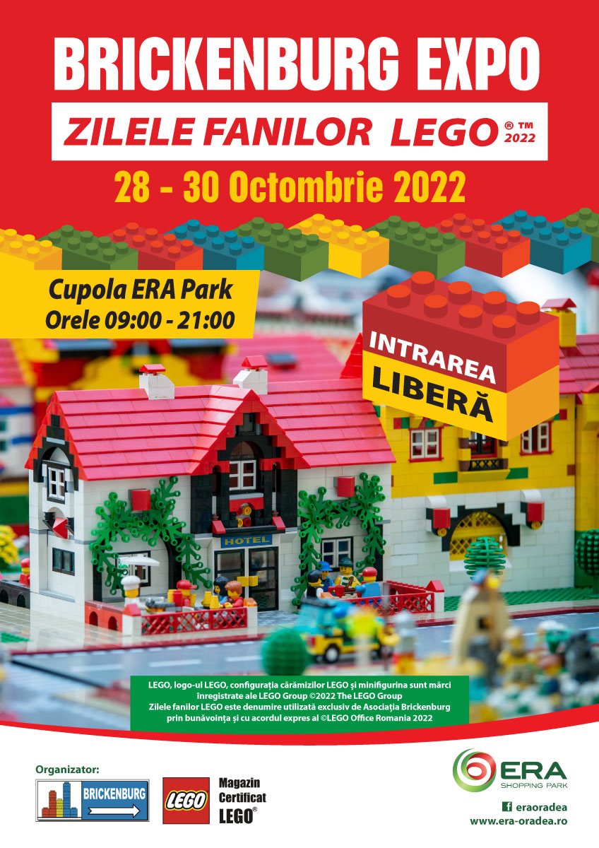 Zilele fanilor LEGO revin la ERA Park Oradea.